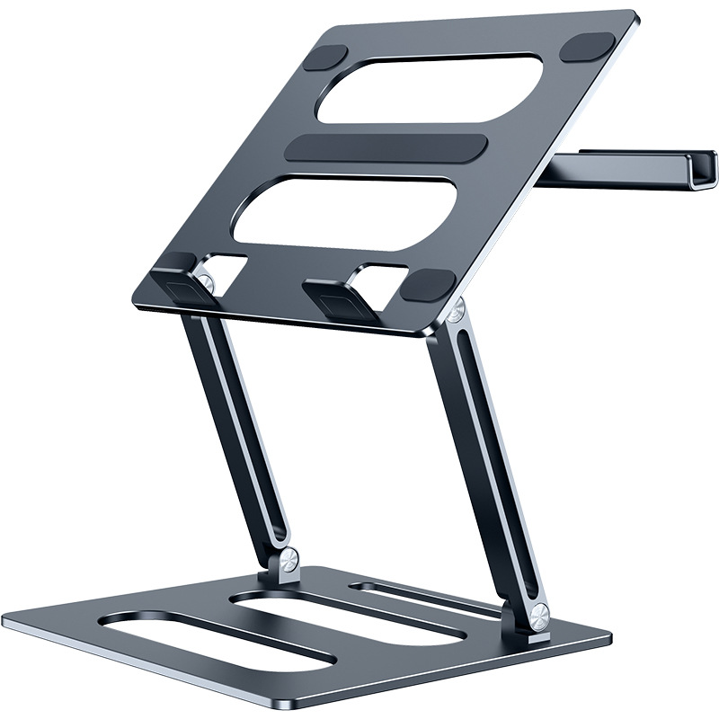 Laptop Stand Bamboo - Soporte para portátil, mesa elevadora ajustable