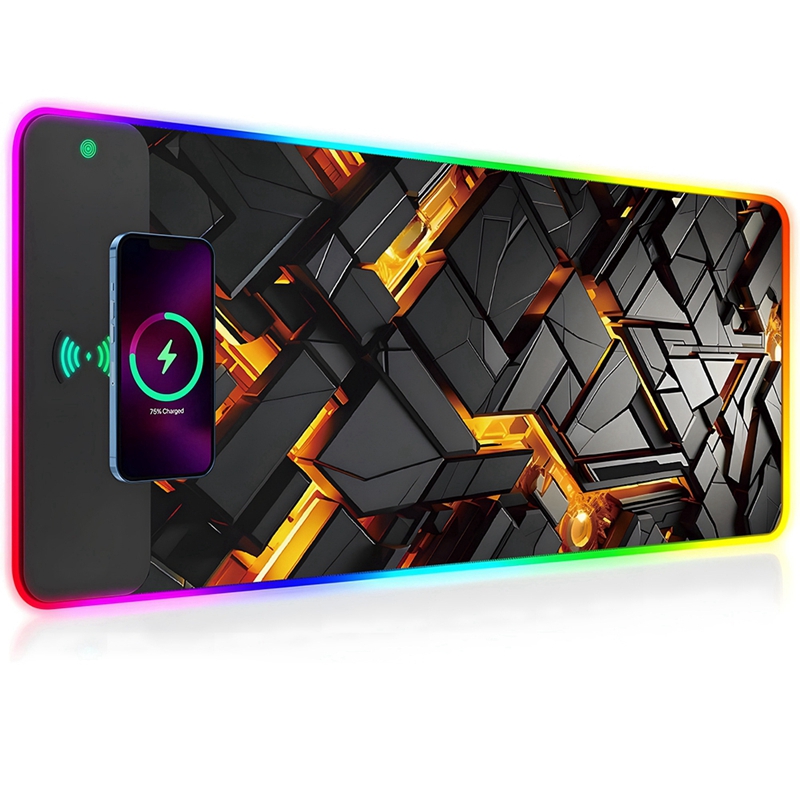Mouse Charging Pad - Super Oferta: Alfombrilla de Ratón RGB