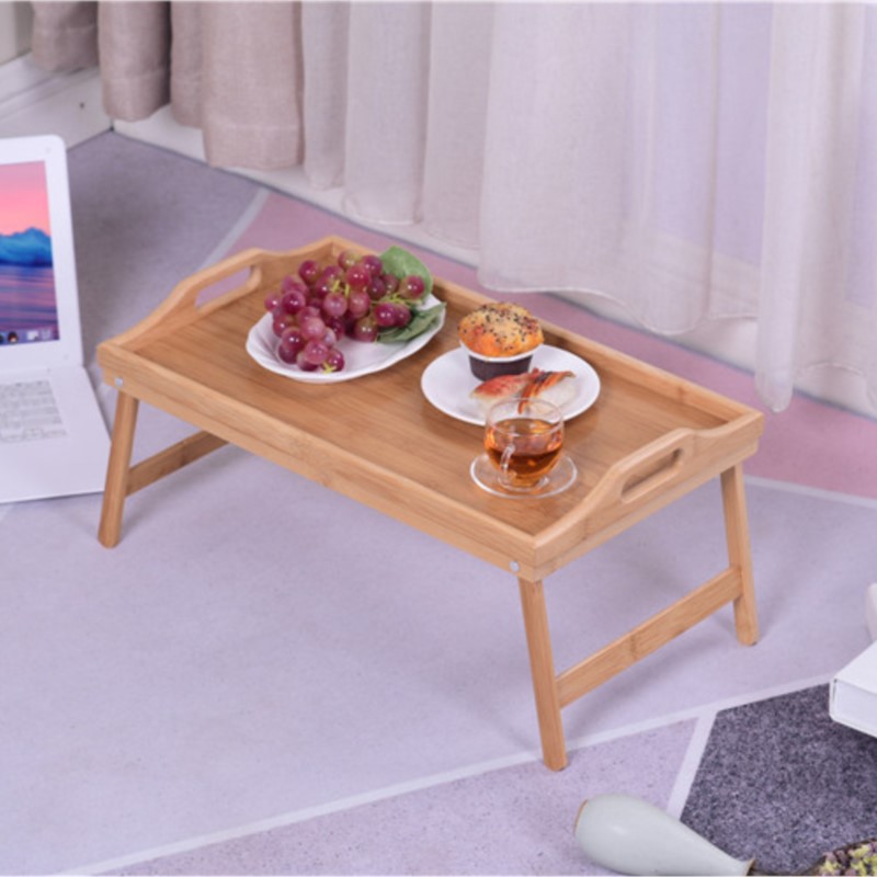 Laptop Stand Bamboo - Bandeja portátil de madera de bambú