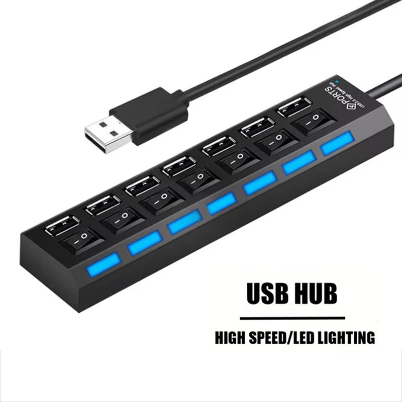 Usb Hub 7 Port - Divisor Hub USB 2,0 de 7