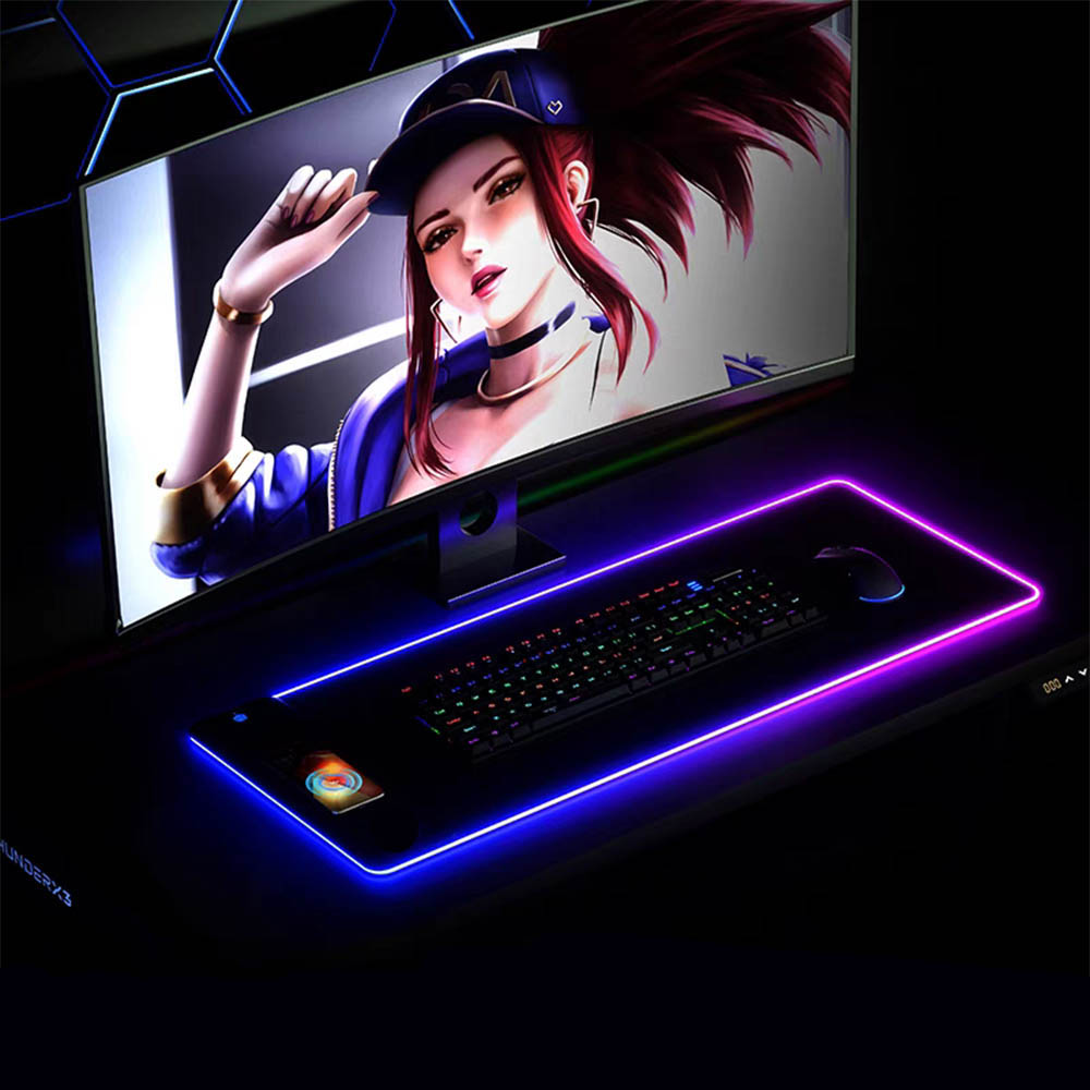 Mouse Charging Pad - Alfombrilla de ratón RGB con cargador