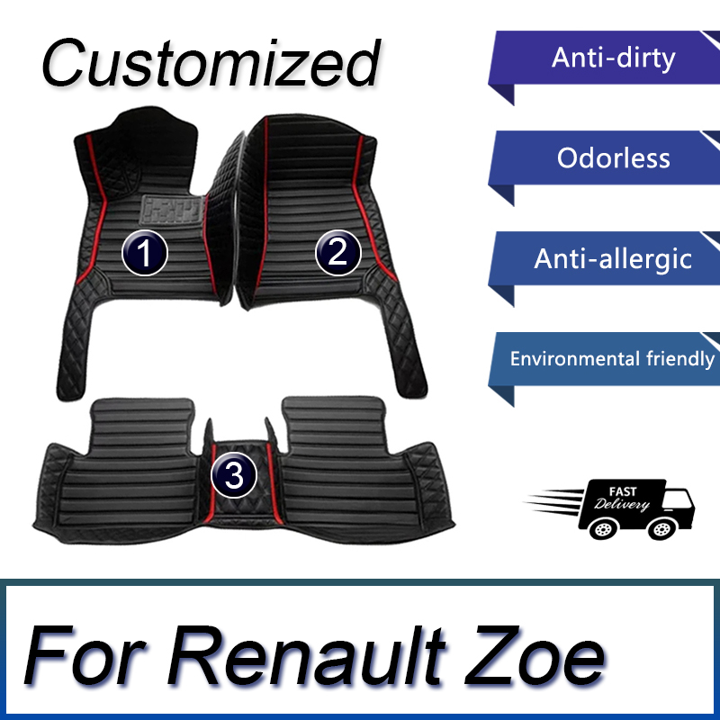 Tech Accessories 2022 - Alfombrillas de cuero para coche Renault