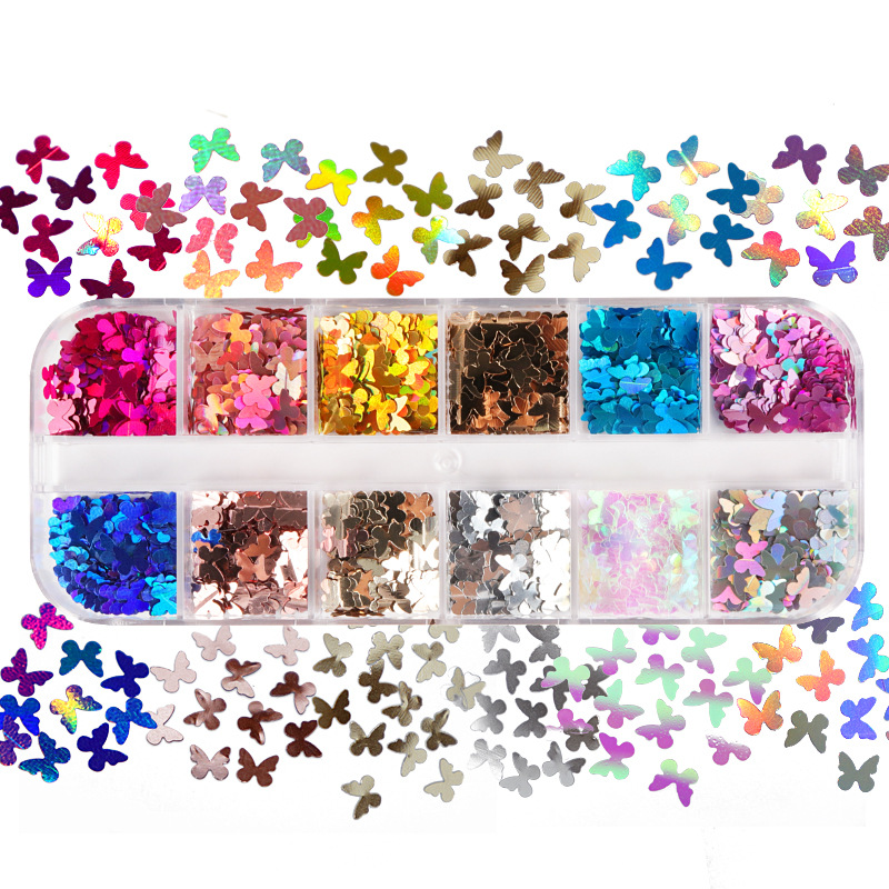 Tech Accessories Shop - Mariposa fluorescente de colores mezclados, accesorios