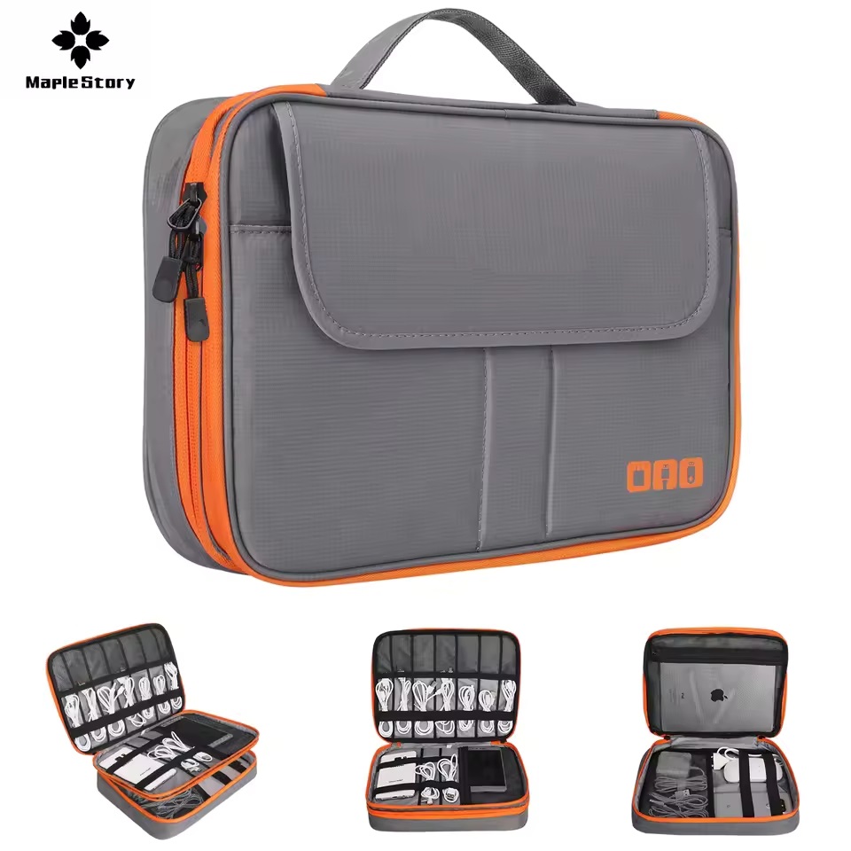 Tech Accessories Case - Estuche de Almacenamiento Digital de Doble