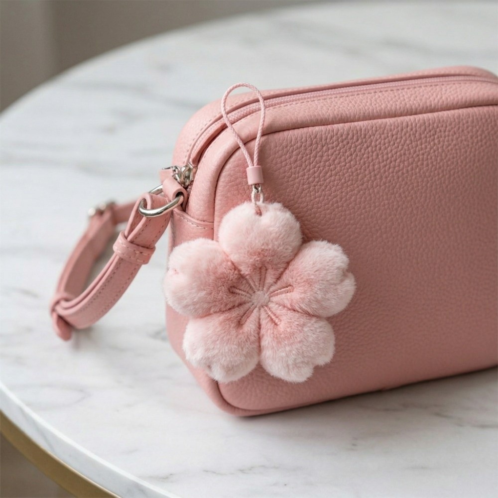 Tech Girl Accessories - Llavero de flor dulce para bolso,