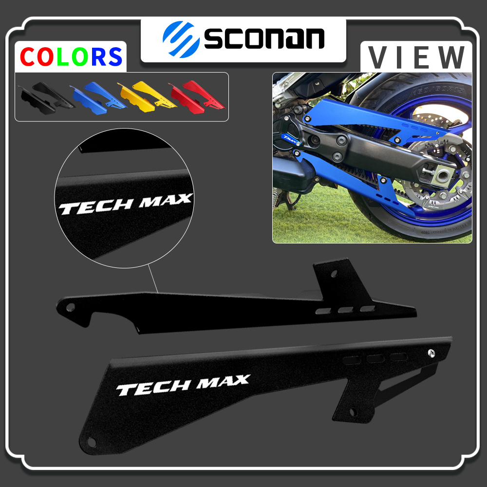 Tech Accessories 2022 - Protector de Cadena para Motocicleta, Cubierta