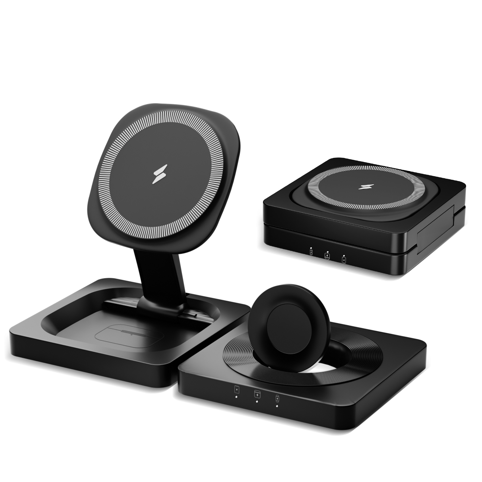Wireless Charger 3 In 1 - Cargador Inalámbrico 3 en 1 de