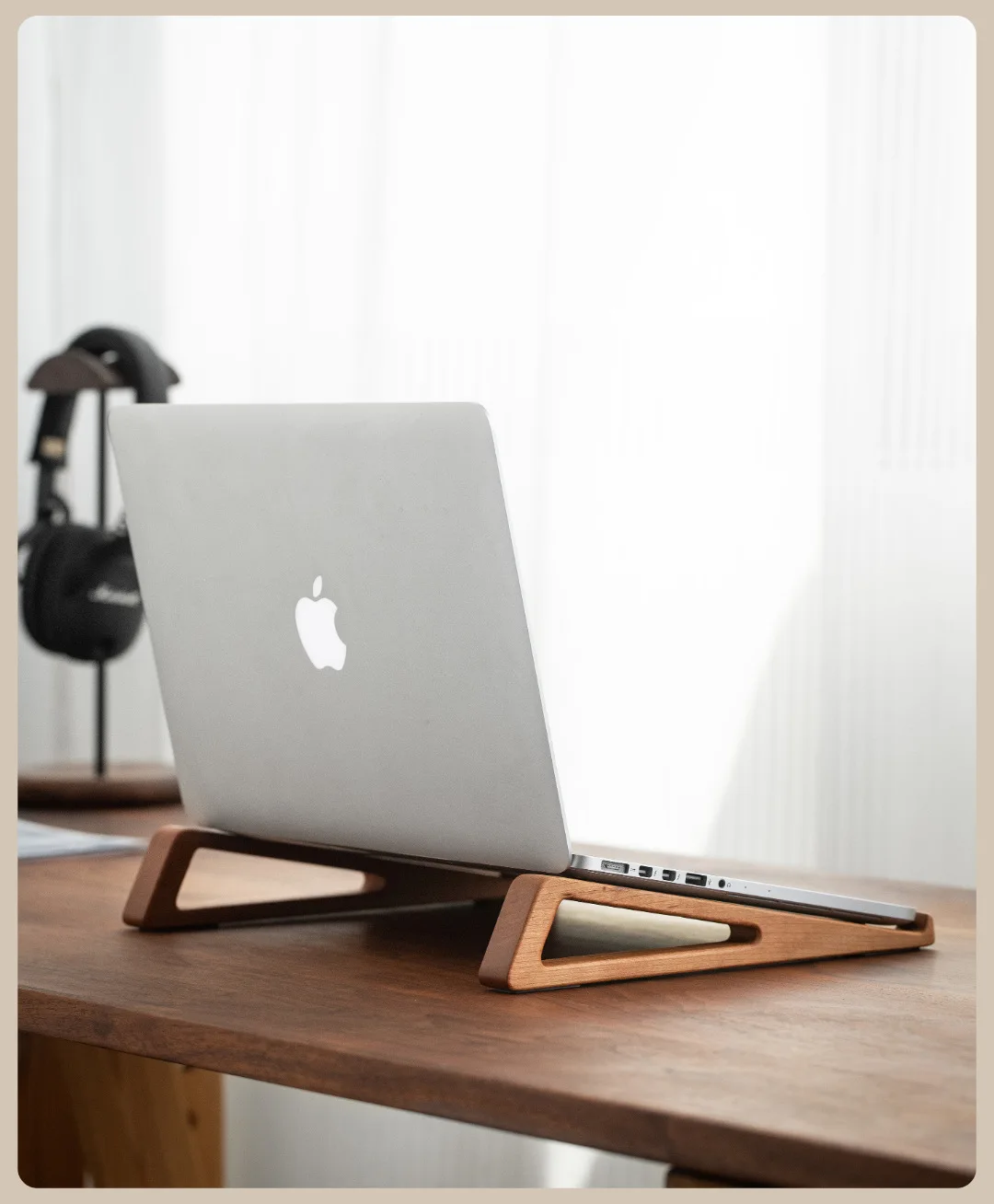 Soporte para computadora portá - Laptop Stand Bamboo reseña y precio