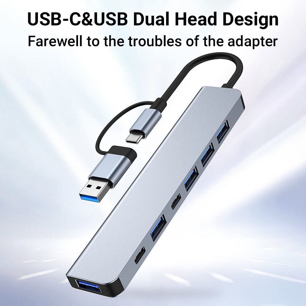 Adaptador multipuerto USB C Hu - Usb Hub 7 Port reseña y precio