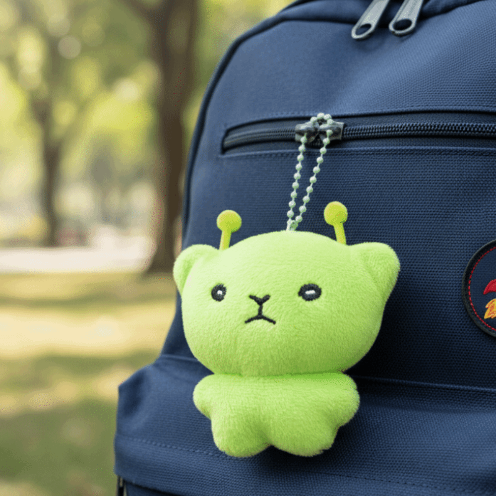 Llavero de Peluche Suave con F - Tech Girl Accessories reseña y precio