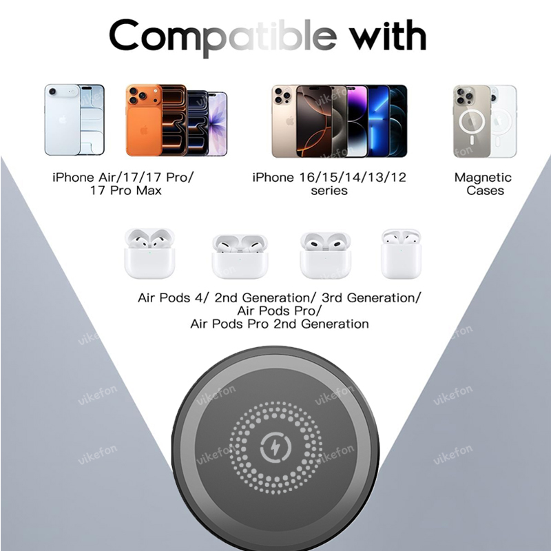 Cargador Inalámbrico Magnético - Wireless Charger 3 In 1 reseña y precio