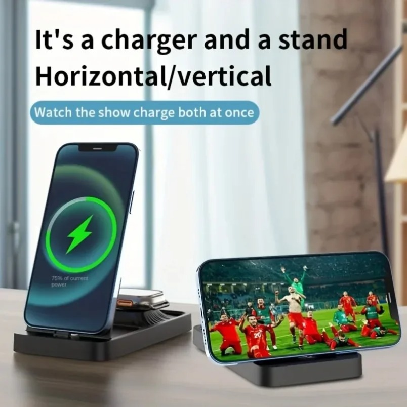 Base de Carga Inalámbrica 3 en - Wireless Charger 3 In 1 reseña y precio