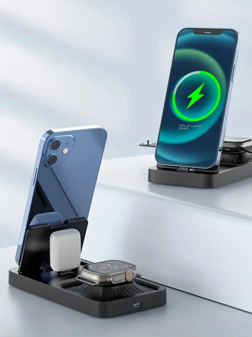 Base de Carga Inalámbrica 3 en - Wireless Charger 3 In 1 reseña y precio
