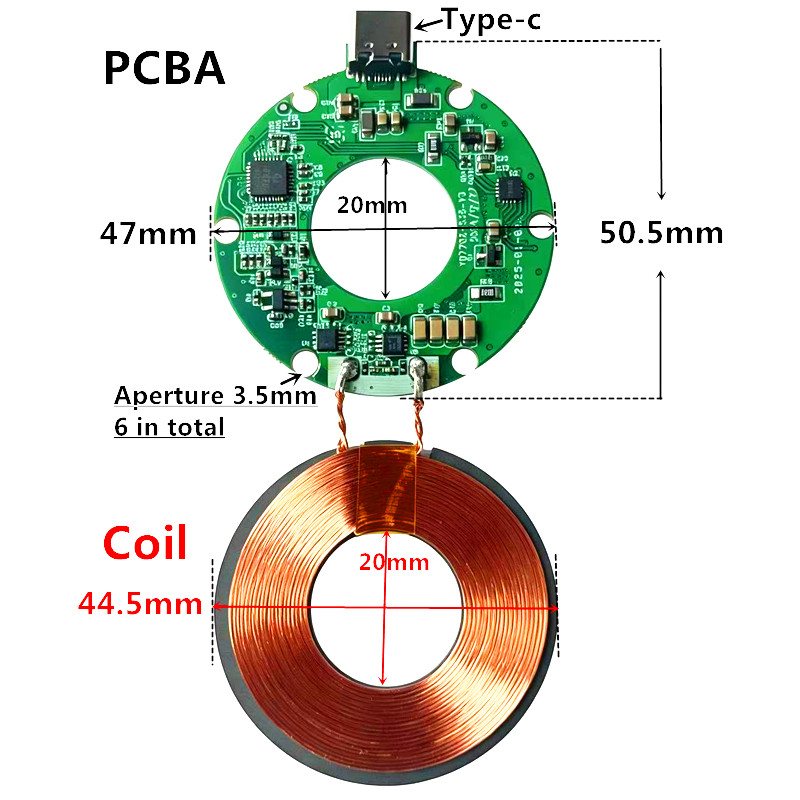 Módulo LED Circular con Efecto - Mouse Charging Pad reseña y precio
