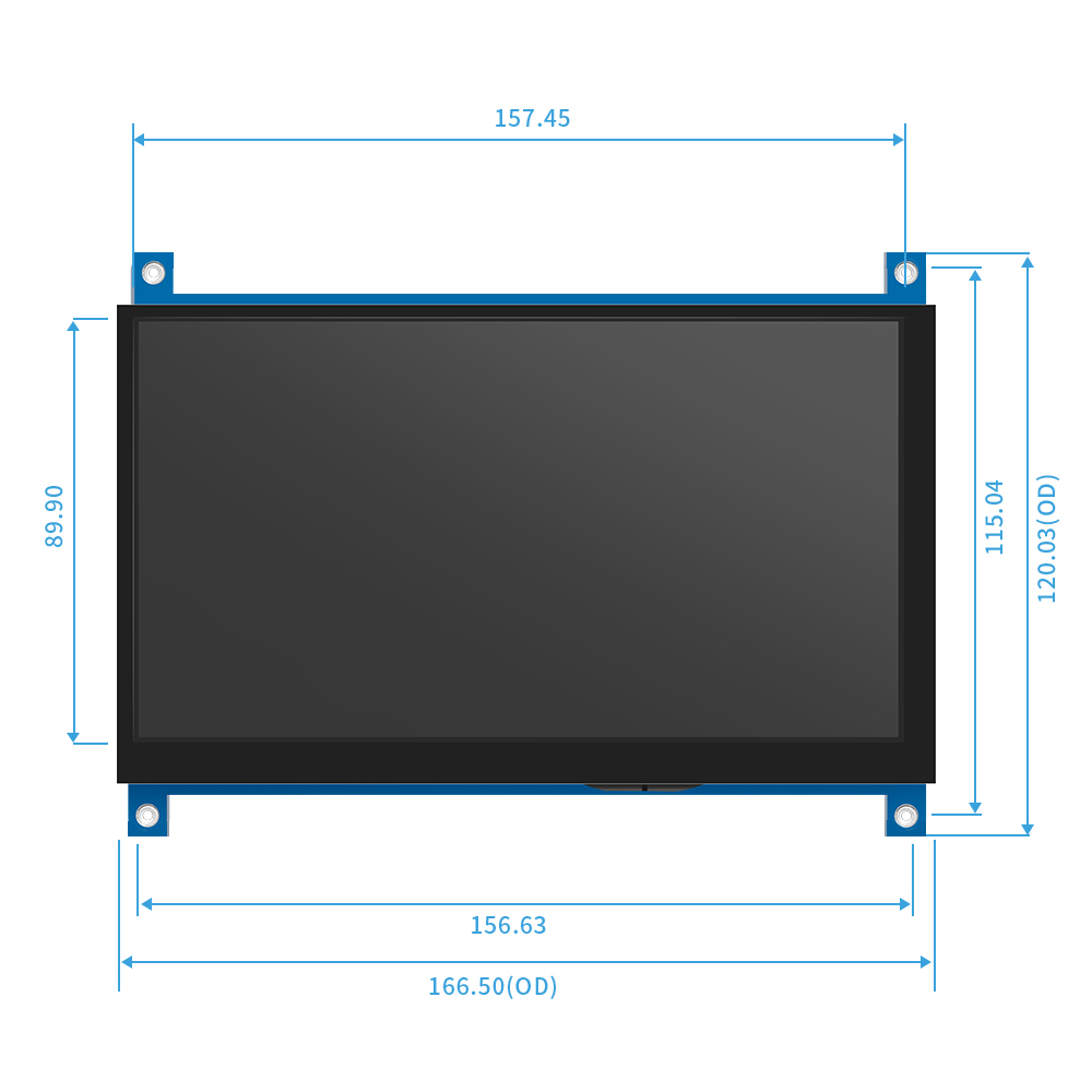 Raspberry Pi Monitor con panta - Usb Hub 7 Port reseña y precio