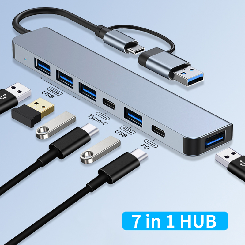 Concentrador de concentrador U - Usb Hub 7 Port reseña y precio