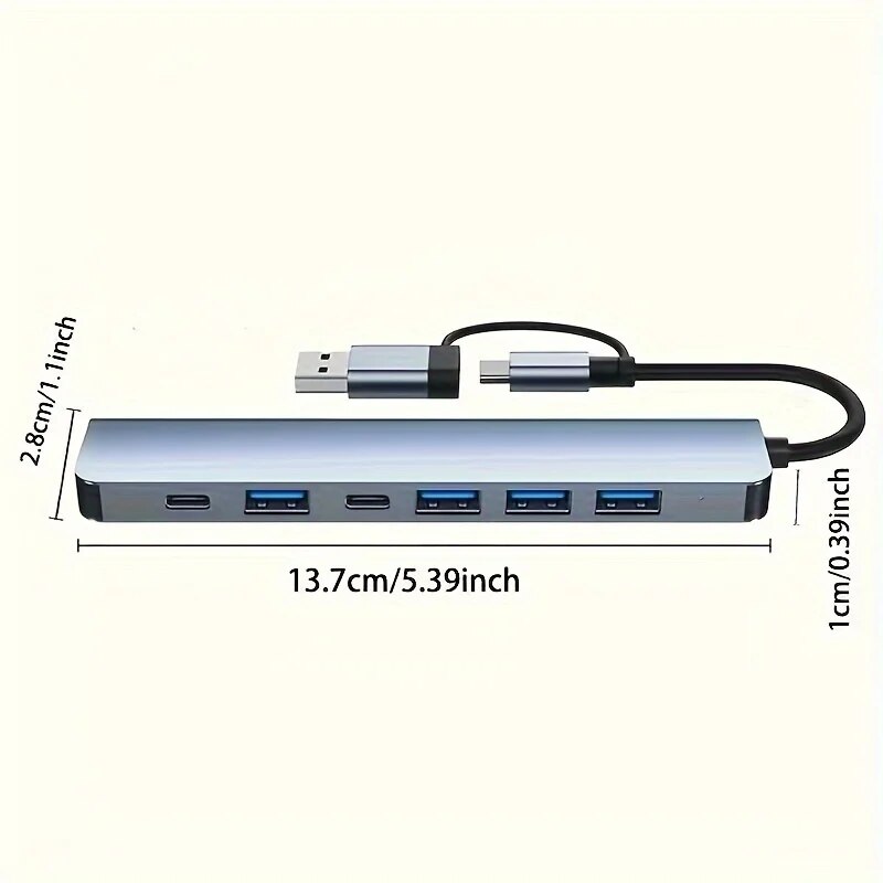 Concentrador de concentrador U - Usb Hub 7 Port reseña y precio