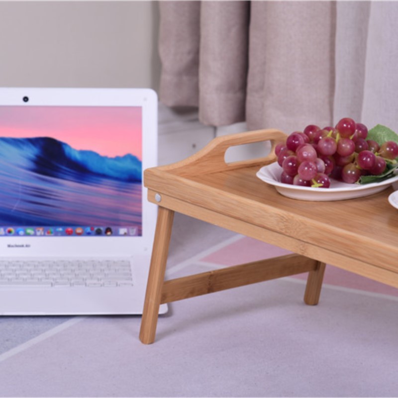 Bandeja portátil de madera de  - Laptop Stand Bamboo reseña y precio