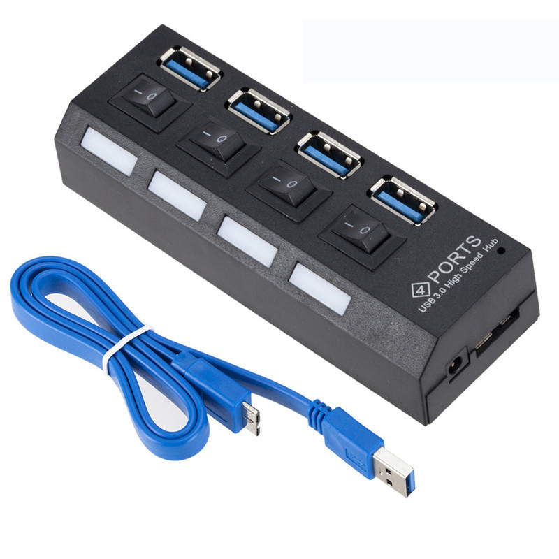 Concentrador de red USB 3,0 de - Usb Hub 7 Port reseña y precio