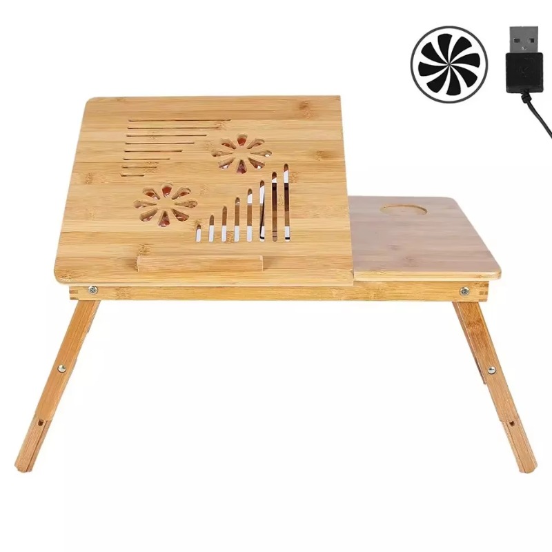 Soporte Plegable Ajustable de  - Laptop Stand Bamboo reseña y precio