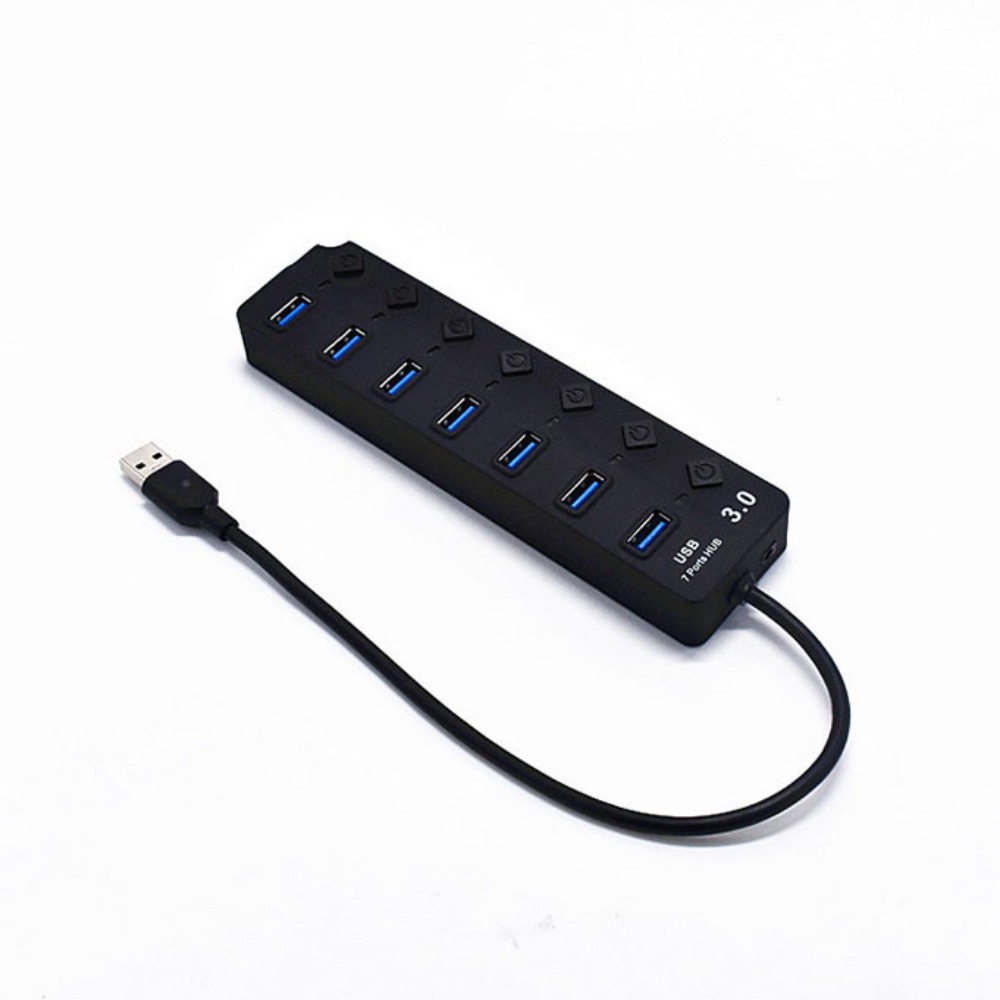 Hub USB 3.0 7 en 1 con Interru - Usb Hub 7 Port reseña y precio