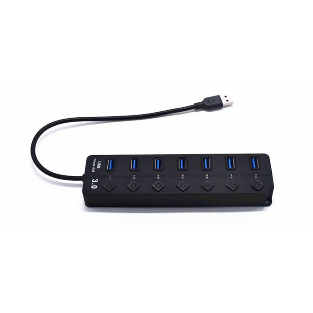 Hub USB 3.0 7 en 1 con Interru - Usb Hub 7 Port reseña y precio