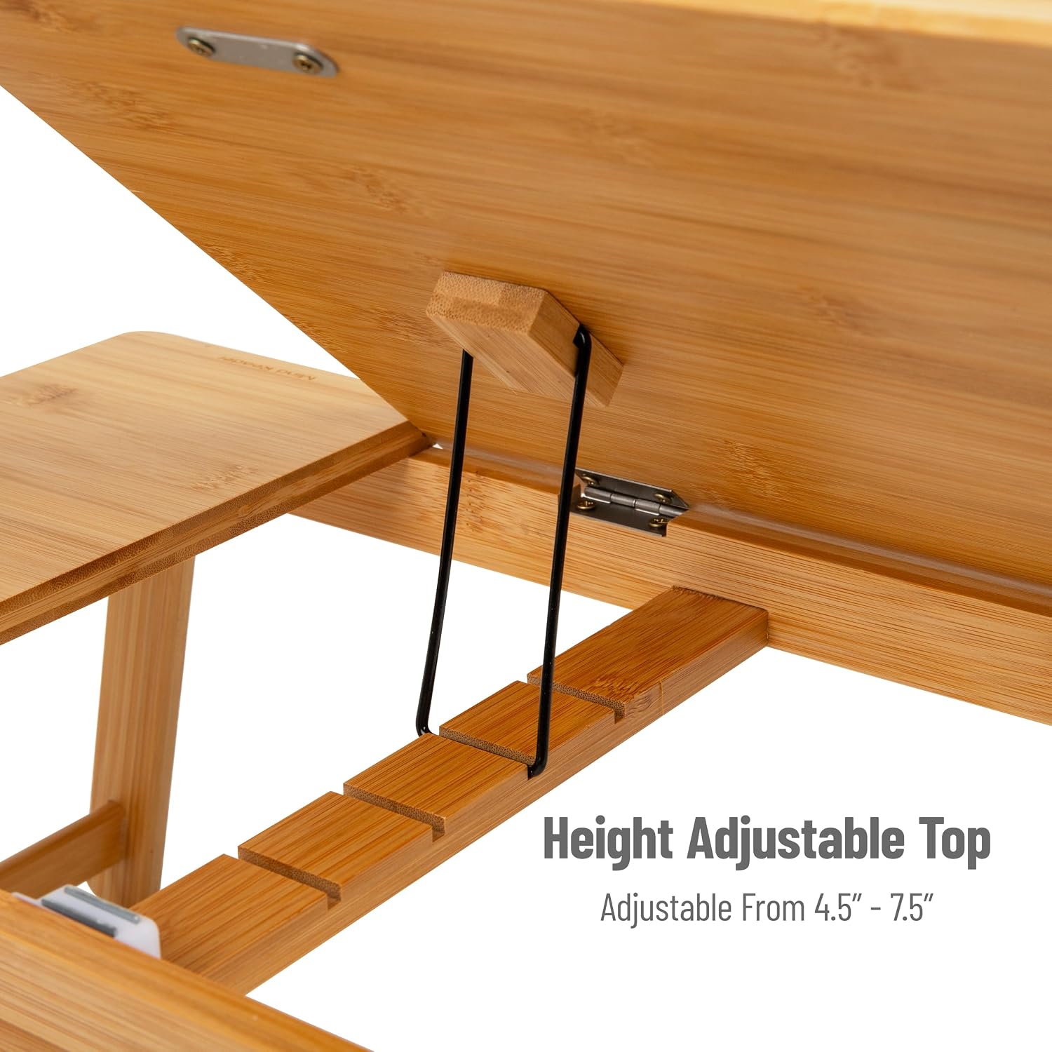 Escritorio portátil con patas  - Laptop Stand Bamboo reseña y precio