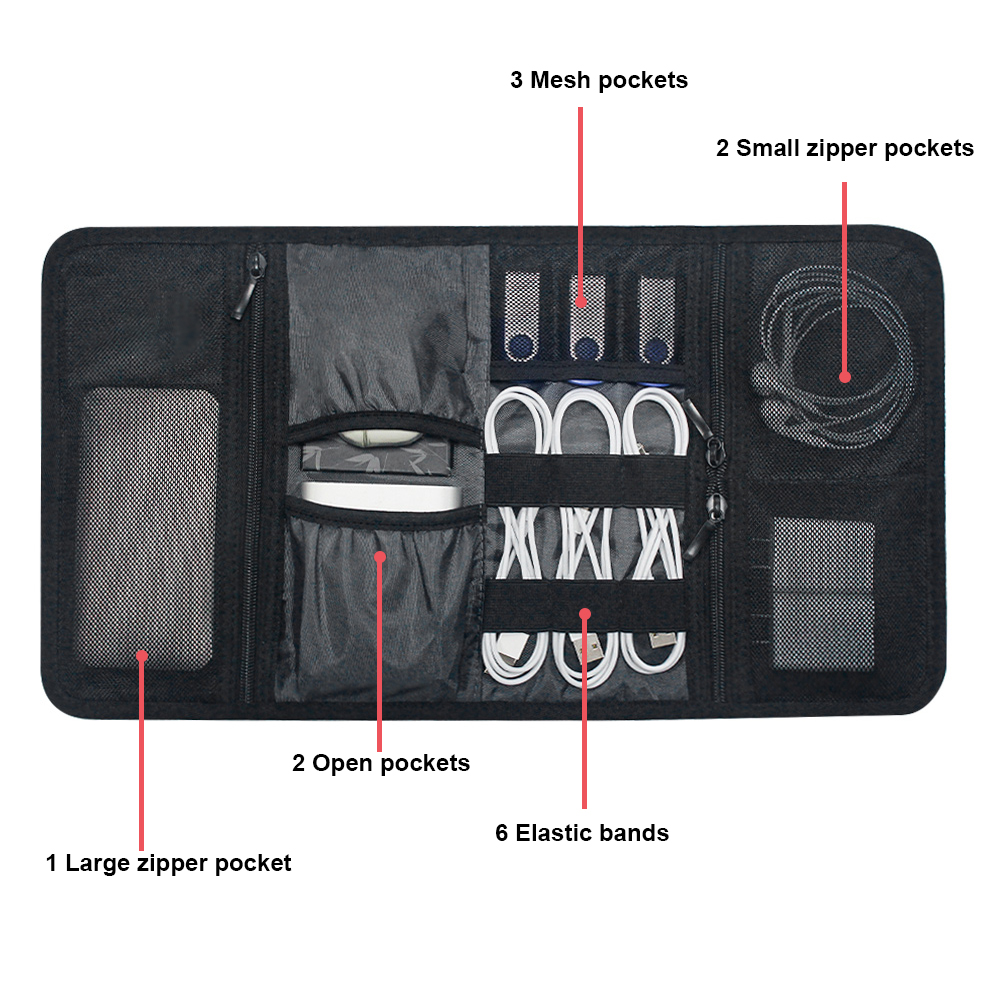 Bolsa Organizadora de Cables,  - Tech Accessories Shop reseña y precio