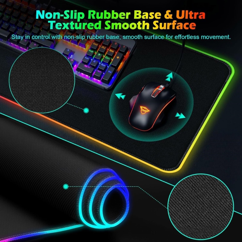 Alfombrilla ratón LED para jue - Mouse Charging Pad reseña y precio