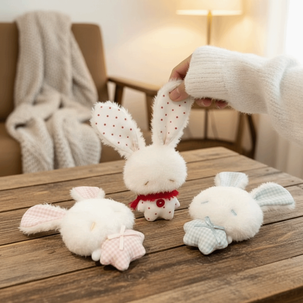 Llavero de conejo de peluche s - Tech Girl Accessories reseña y precio