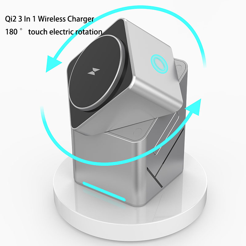 Base de Carga Inalámbrica Rápi - Wireless Charger 3 In 1 reseña y precio