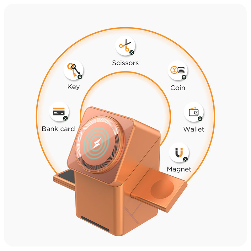 Base de Carga Inalámbrica Rápi - Wireless Charger 3 In 1 reseña y precio