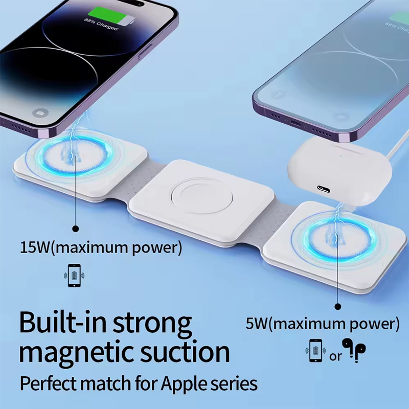 Estación de Carga Magnética Pl - Wireless Charger 3 In 1 reseña y precio