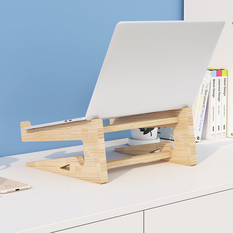 Soporte Vertical de madera par - Laptop Stand Bamboo reseña y precio