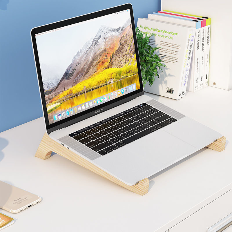 Soporte Vertical de madera par - Laptop Stand Bamboo reseña y precio