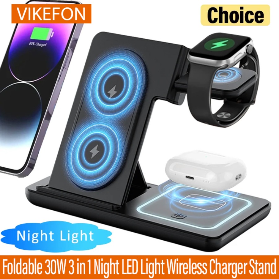 Soporte de cargador inalámbric - Wireless Charger 3 In 1 reseña y precio