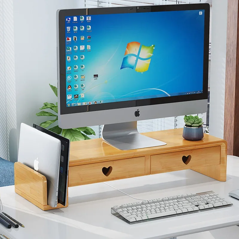 Soporte de escritorio de bambú - Laptop Stand Bamboo reseña y precio
