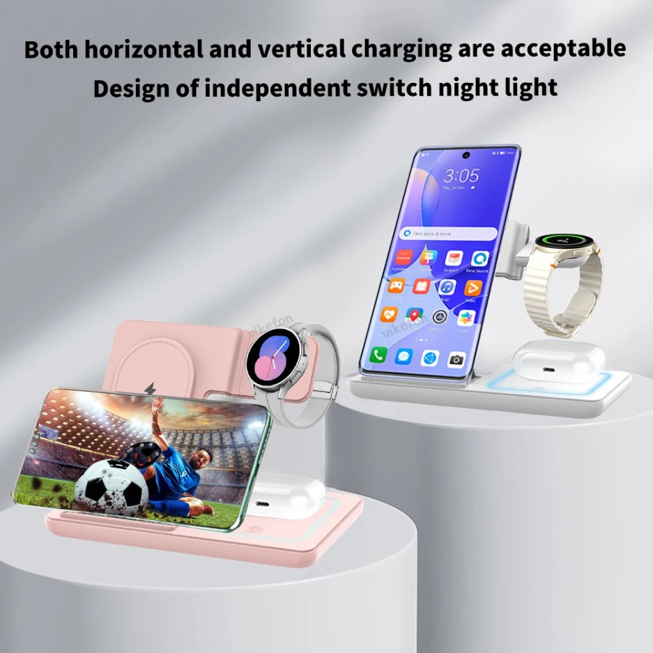 Cargador Inalámbrico 3 en 1 Pl - Wireless Charger 3 In 1 reseña y precio