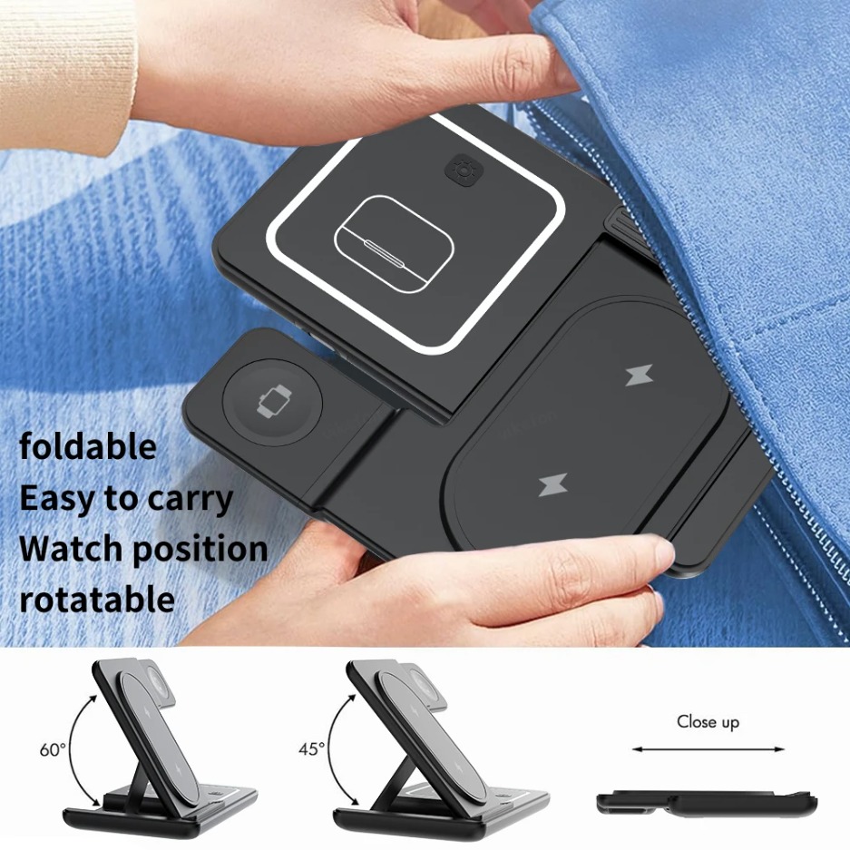 Cargador Inalámbrico 3 en 1 Pl - Wireless Charger 3 In 1 reseña y precio