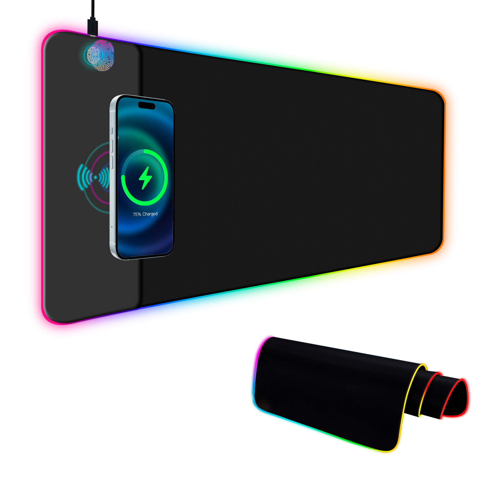 Alfombrilla de ratón para jueg - Mouse Charging Pad reseña y precio