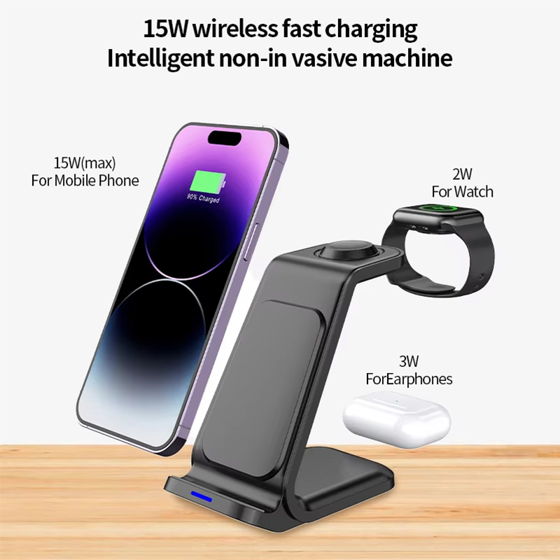 Base de carga inalámbrica 3 en - Wireless Charger 3 In 1 reseña y precio