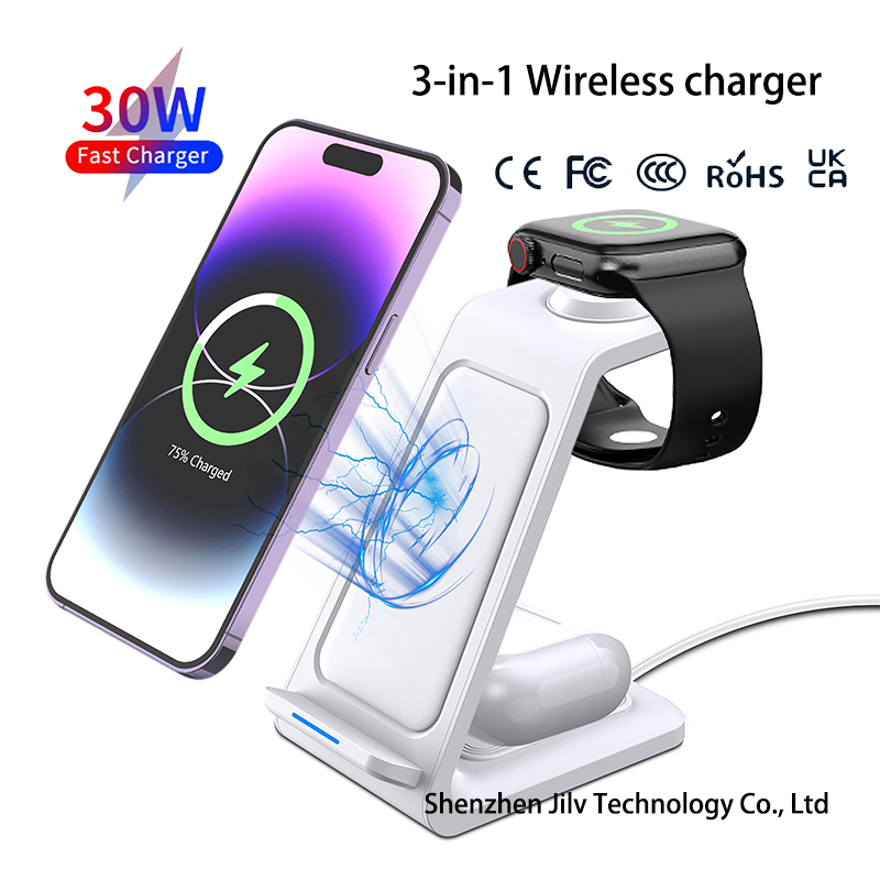 Base de carga inalámbrica 3 en - Wireless Charger 3 In 1 reseña y precio